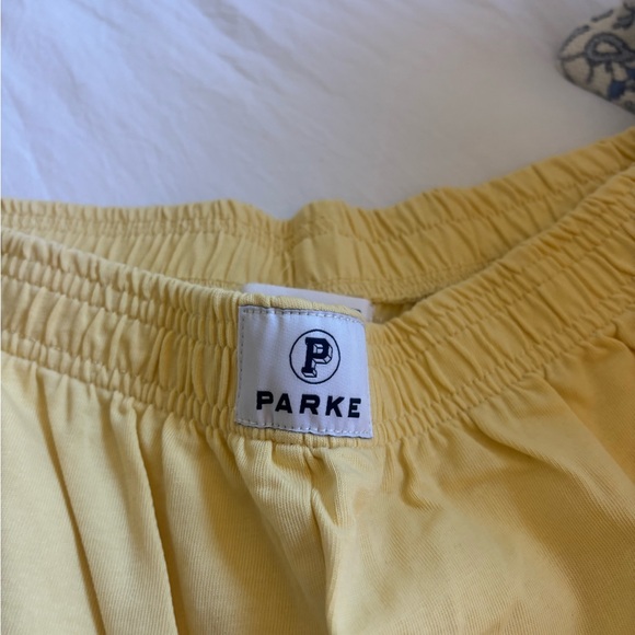 PARKE Sunny Yellow Women's pants - Picture 3 of 5